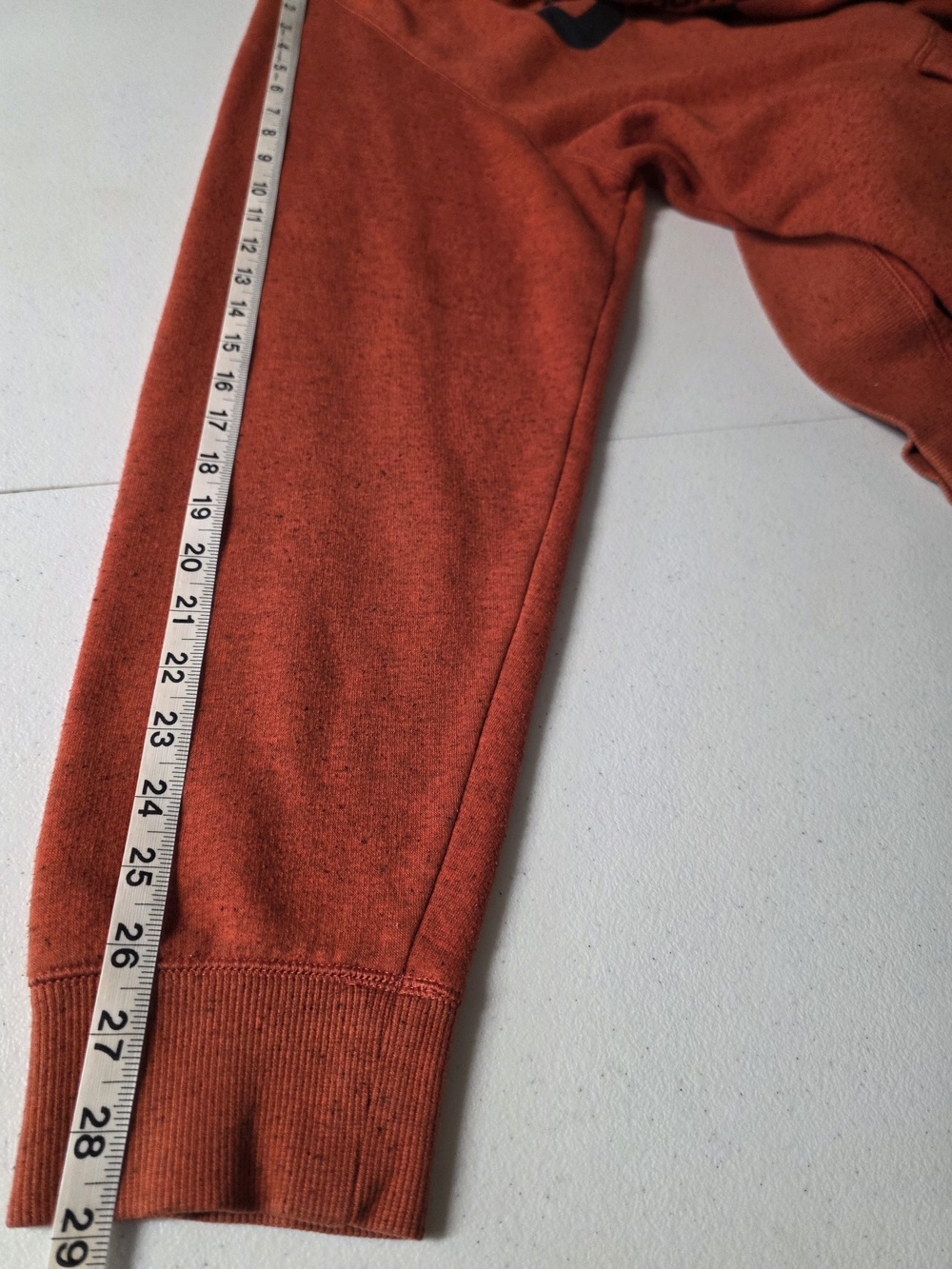 Under Armour Men's Orange UA Logo Hoodie Kangaroo Front Pocket Size XXL - Picture 11 of 11